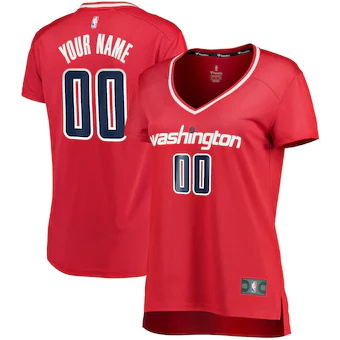 womens fanatics branded red washington wizards fast break c-295